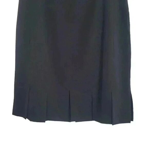 Grace Elements Women's Black Poly/Rayon/Spandex Lined Pencil Straight Skirt w Sl - Picture 3 of 12